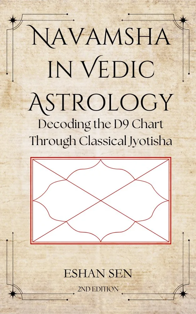 Book cover: Navamsha in Vedic Astrology by Eshan Sen